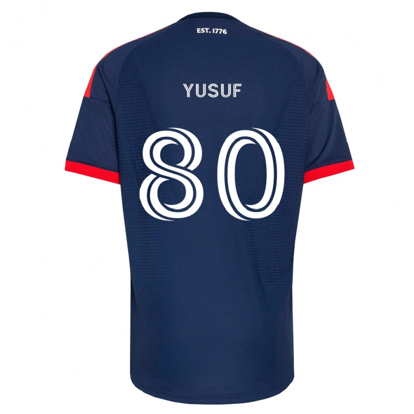 Danxen Femme Maillot Alhassan Yusuf #80 Bleu Royal Rouge Blanc Tenues Domicile 2026/27 T-Shirt