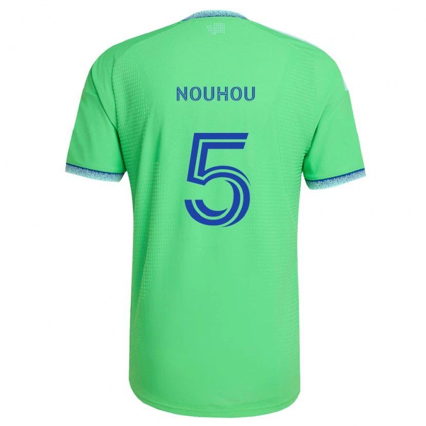 Danxen Femme Maillot Nouhou Tolo #5 Vert Bleu Clair Tenues Domicile 2026/27 T-Shirt