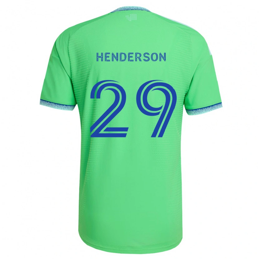 Danxen Femme Maillot Anna Henderson #29 Vert Bleu Clair Tenues Domicile 2026/27 T-Shirt