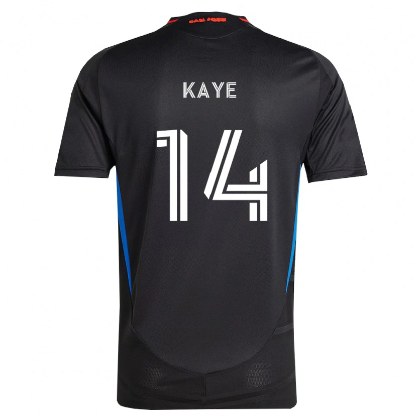 Danxen Femme Maillot Mark-Anthony Kaye #14 Bleu Blanc Noir Tenues Domicile 2026/27 T-Shirt
