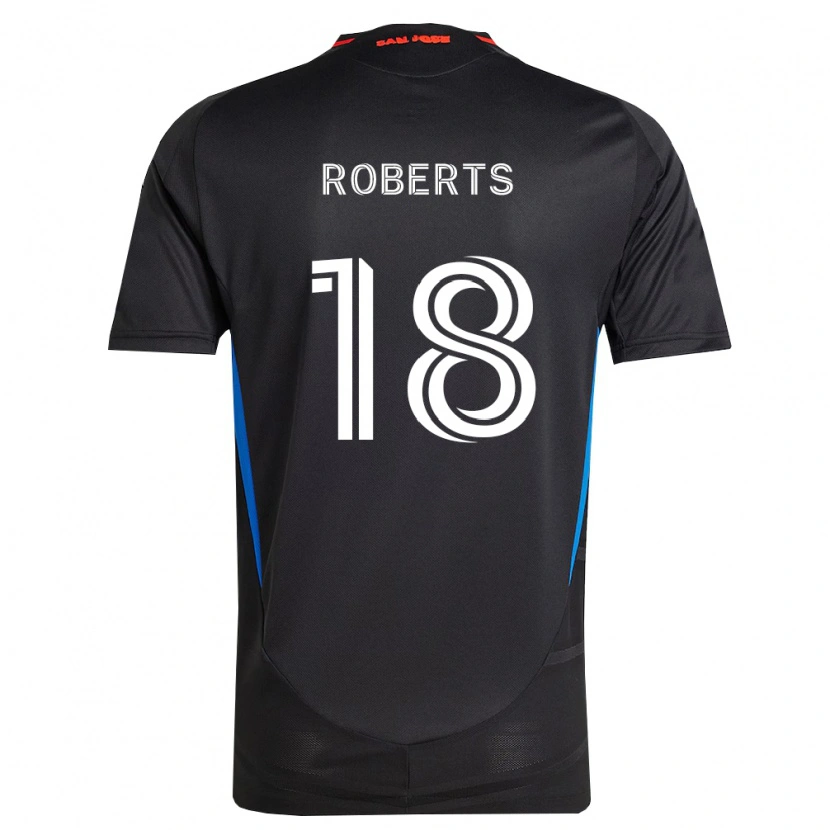 Danxen Femme Maillot Reid Roberts #18 Bleu Blanc Noir Tenues Domicile 2026/27 T-Shirt