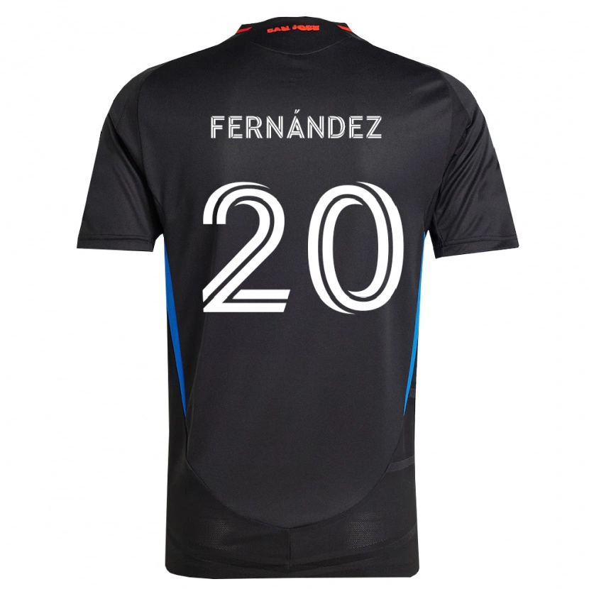 Danxen Femme Maillot Nick Fernández #20 Bleu Blanc Noir Tenues Domicile 2026/27 T-Shirt