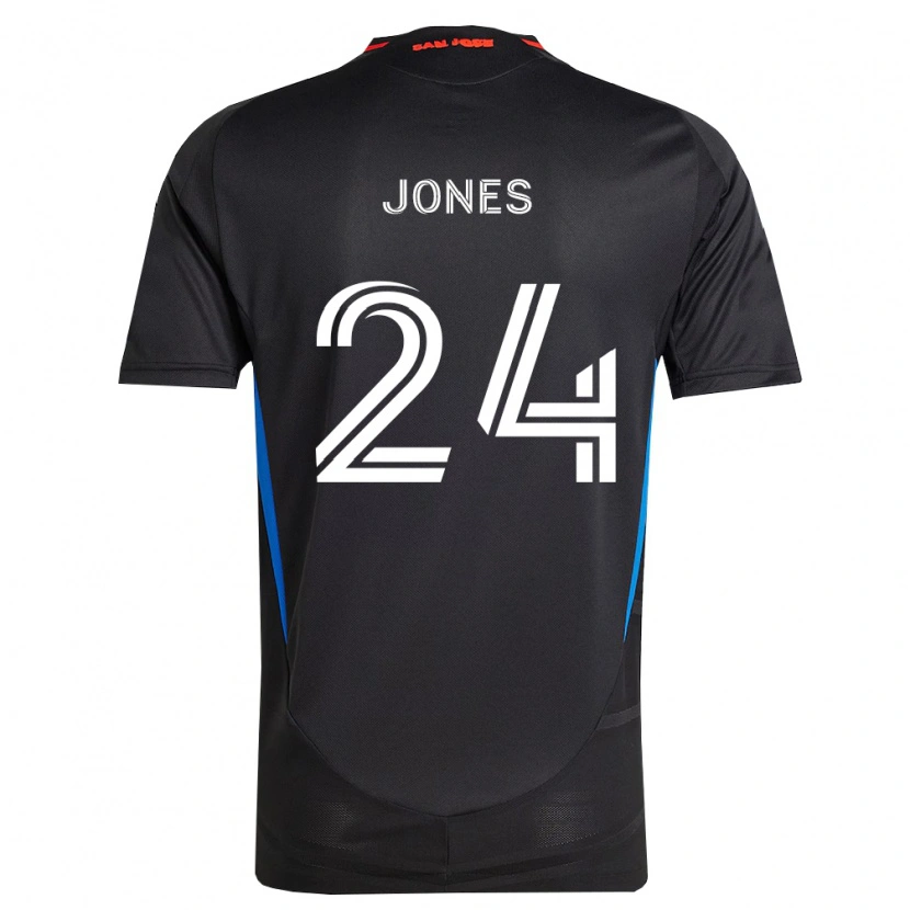 Danxen Femme Maillot Dejuan Jones #24 Bleu Blanc Noir Tenues Domicile 2026/27 T-Shirt
