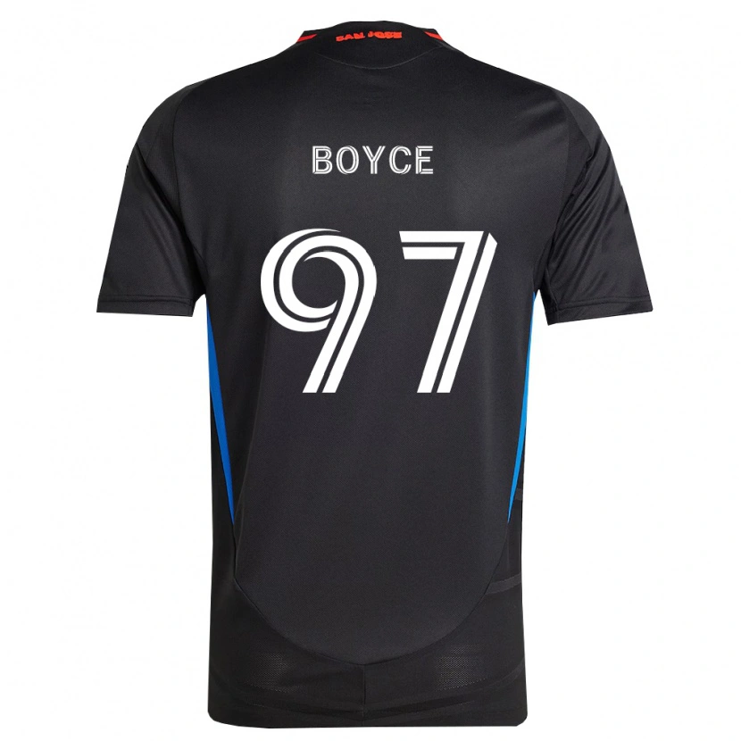 Danxen Femme Maillot Warren Boyce #97 Bleu Blanc Noir Tenues Domicile 2026/27 T-Shirt