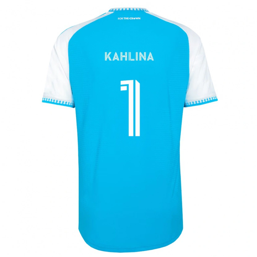 Danxen Femme Maillot Kristijan Kahlina #1 Bleu Ciel Blanc Noir Tenues Domicile 2026/27 T-Shirt