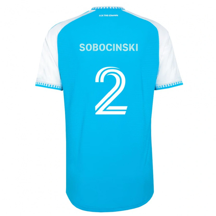 Danxen Femme Maillot Jan Sobocinski #2 Bleu Ciel Blanc Noir Tenues Domicile 2026/27 T-Shirt