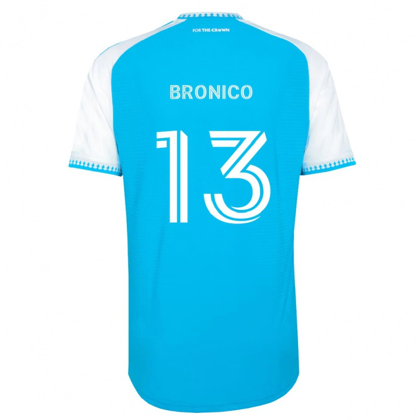 Danxen Femme Maillot Brandt Bronico #13 Bleu Ciel Blanc Noir Tenues Domicile 2026/27 T-Shirt