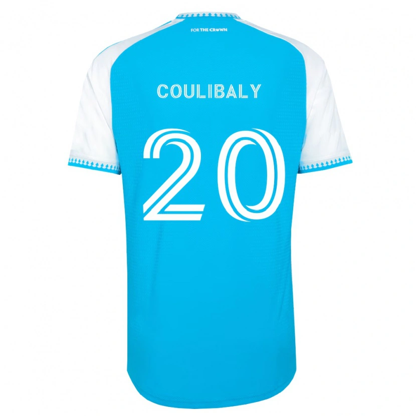 Danxen Femme Maillot Baye Coulibaly #20 Bleu Ciel Blanc Noir Tenues Domicile 2026/27 T-Shirt
