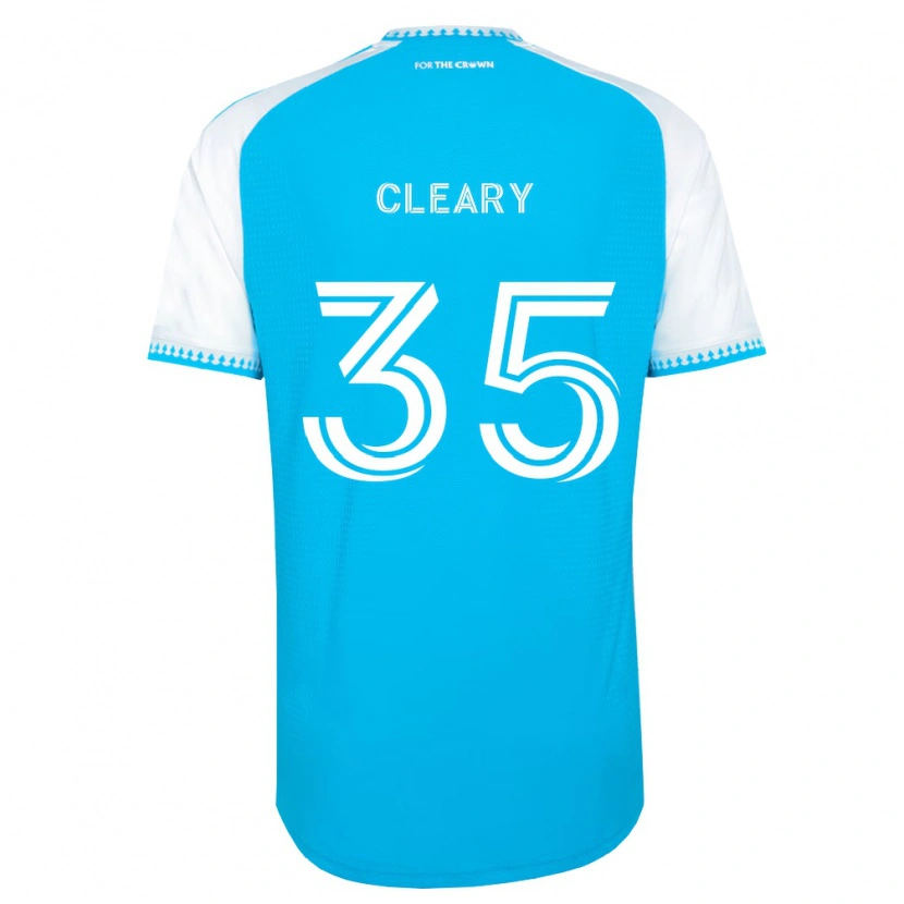 Danxen Femme Maillot Will Cleary #35 Bleu Ciel Blanc Noir Tenues Domicile 2026/27 T-Shirt