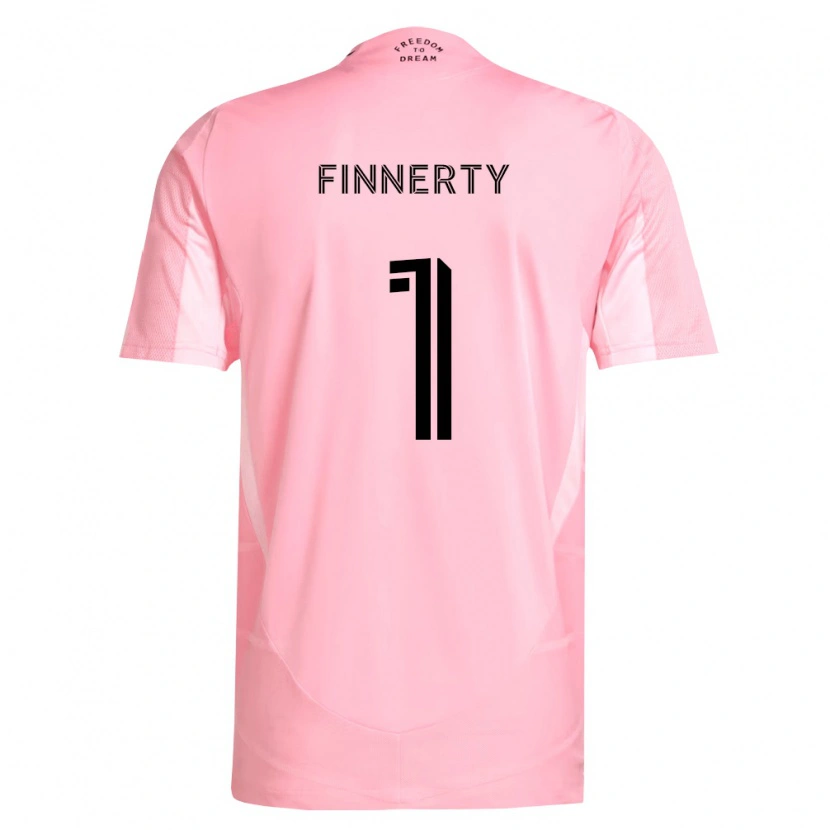 Danxen Femme Maillot Owen Finnerty #1 Rose Noir Tenues Domicile 2026/27 T-Shirt