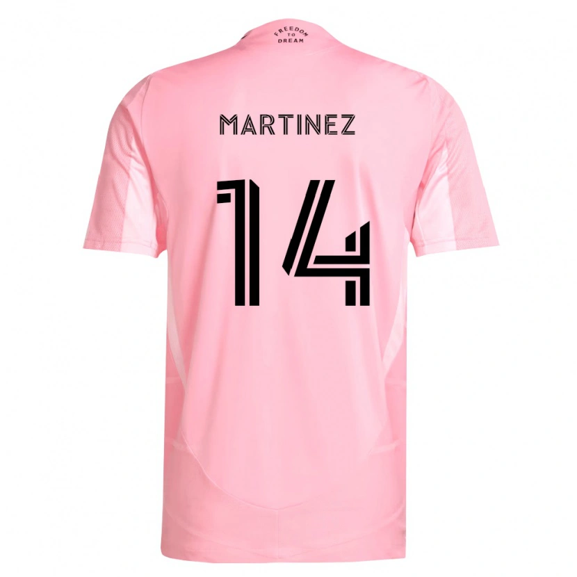 Danxen Femme Maillot David Martinez #14 Rose Noir Tenues Domicile 2026/27 T-Shirt