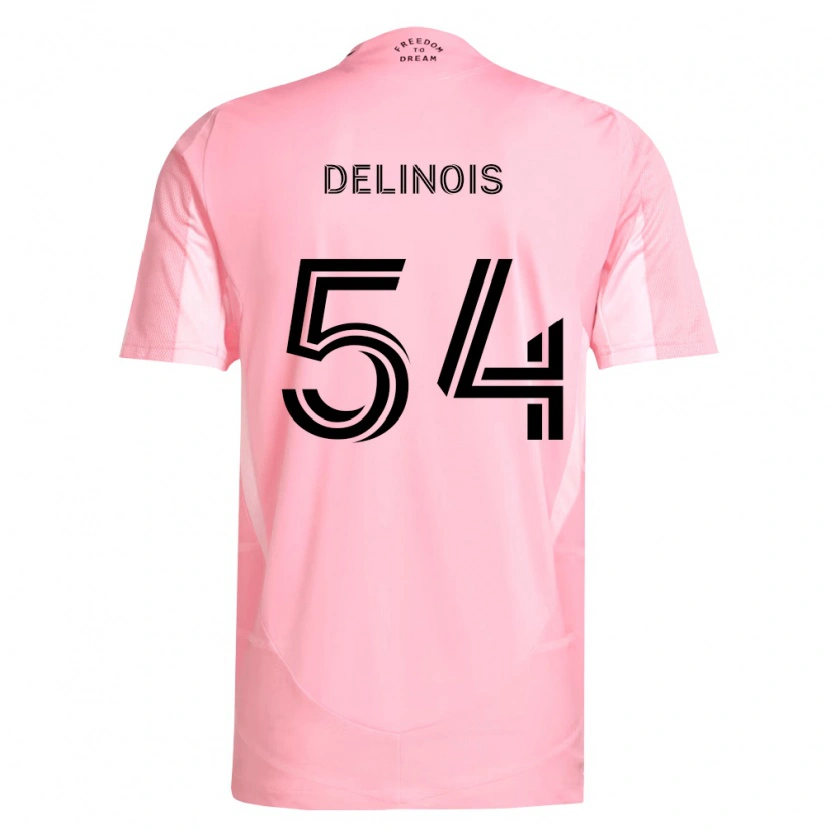 Danxen Femme Maillot Lovend's Delinois #54 Rose Noir Tenues Domicile 2026/27 T-Shirt