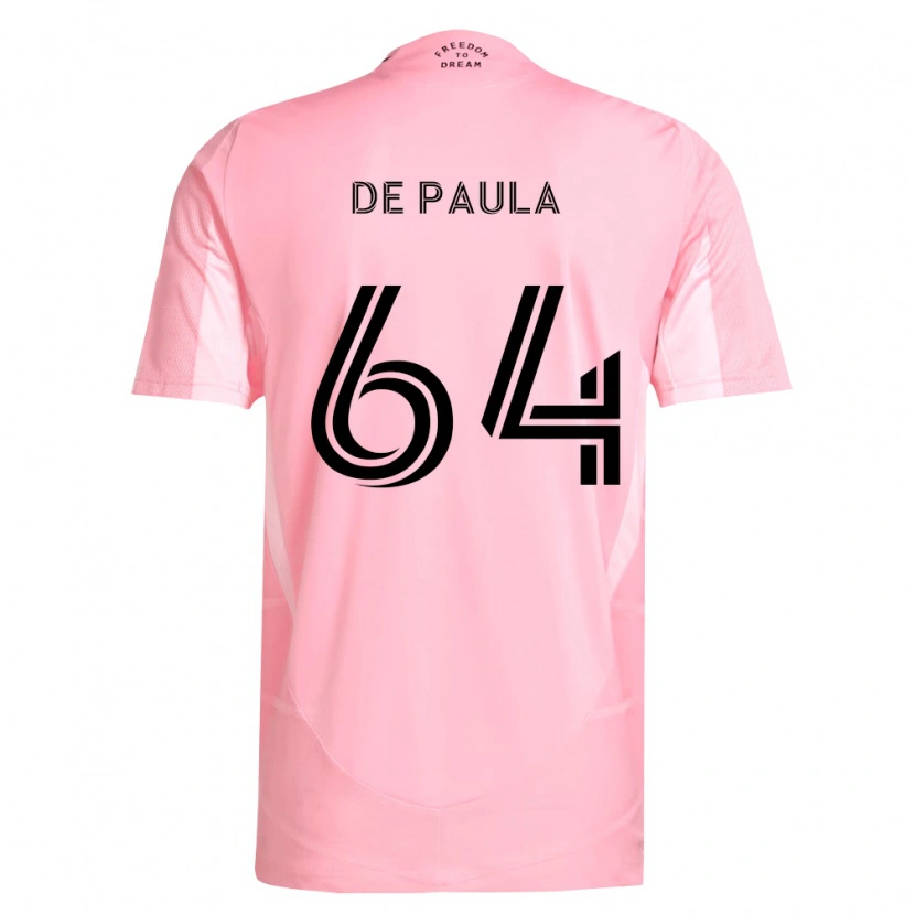 Danxen Femme Maillot Matteo De Paula #64 Rose Noir Tenues Domicile 2026/27 T-Shirt