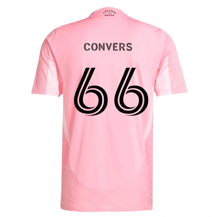 Danxen Femme Maillot Joseph Convers #66 Rose Noir Tenues Domicile 2026/27 T-Shirt