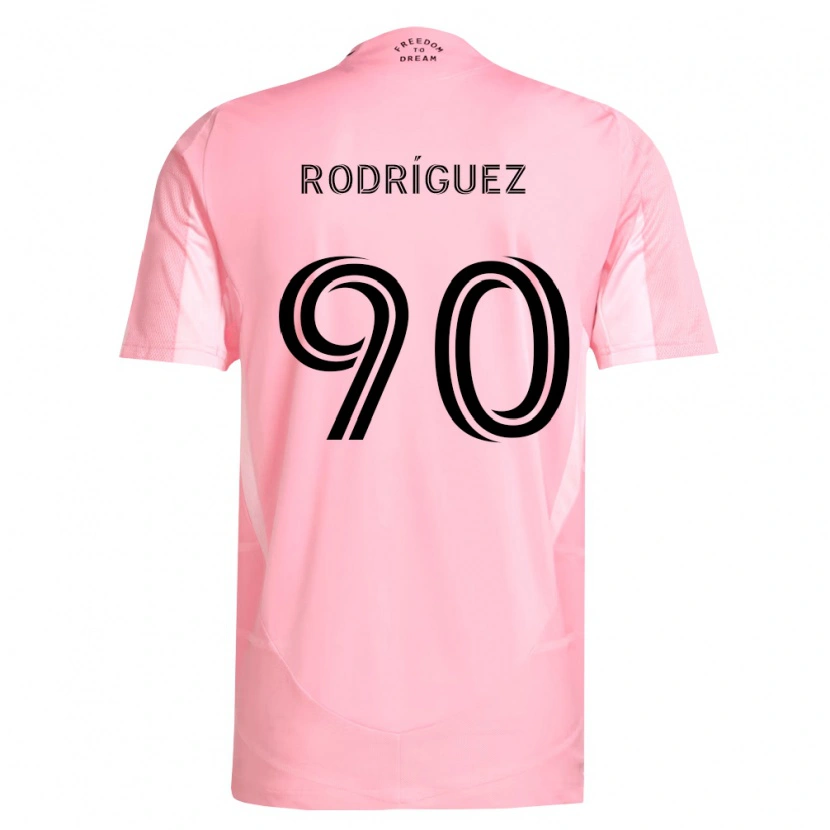Danxen Femme Maillot Mark Rodríguez #90 Rose Noir Tenues Domicile 2026/27 T-Shirt