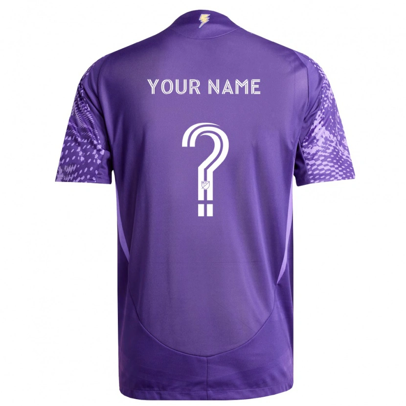 Danxen Femme Maillot Votre Nom #0 Violet Blanc Tenues Domicile 2026/27 T-Shirt