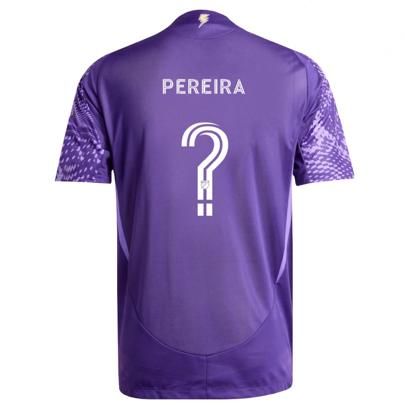 Danxen Femme Maillot Dominic Pereira #0 Violet Blanc Tenues Domicile 2026/27 T-Shirt