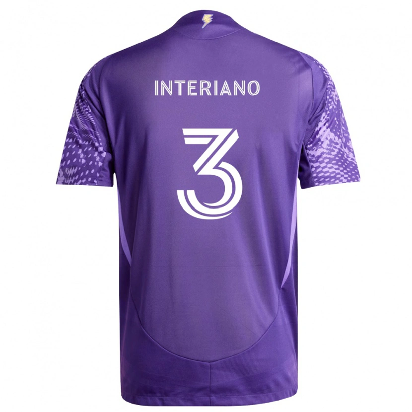 Danxen Femme Maillot Jordan Interiano #3 Violet Blanc Tenues Domicile 2026/27 T-Shirt