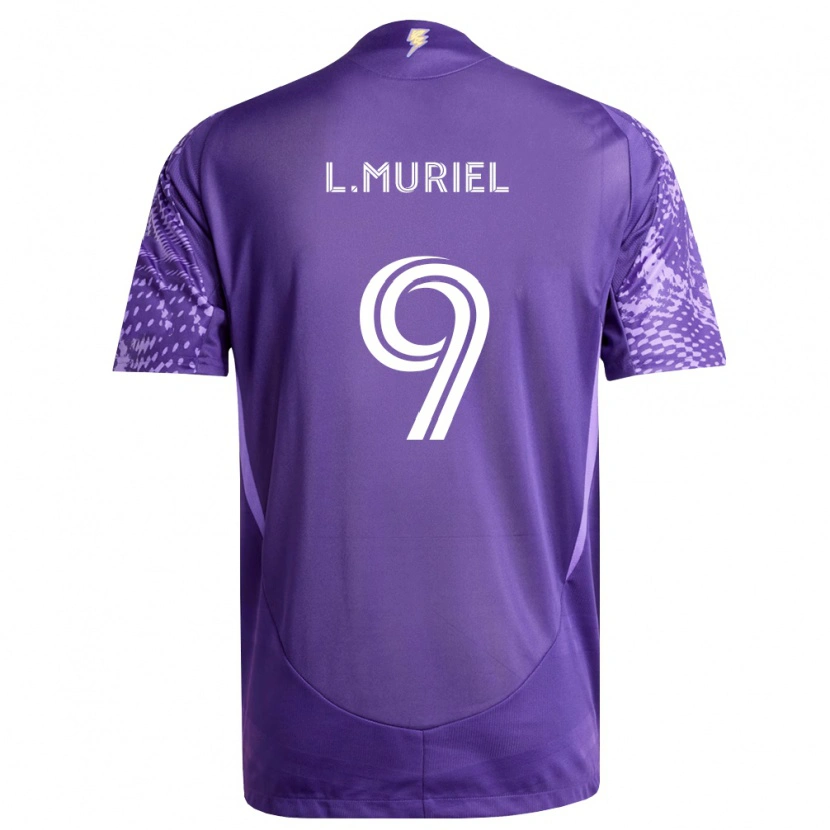 Danxen Femme Maillot Luis Muriel #9 Violet Blanc Tenues Domicile 2026/27 T-Shirt