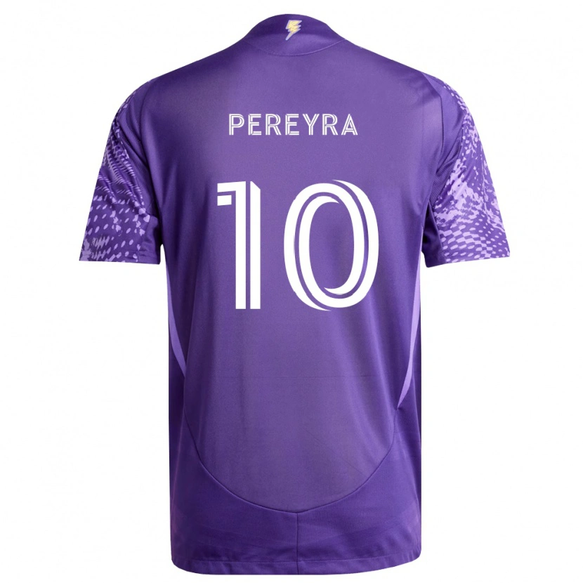 Danxen Femme Maillot Mauricio Pereyra #10 Violet Blanc Tenues Domicile 2026/27 T-Shirt