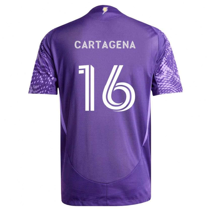 Danxen Femme Maillot Wilder Cartagena #16 Violet Blanc Tenues Domicile 2026/27 T-Shirt