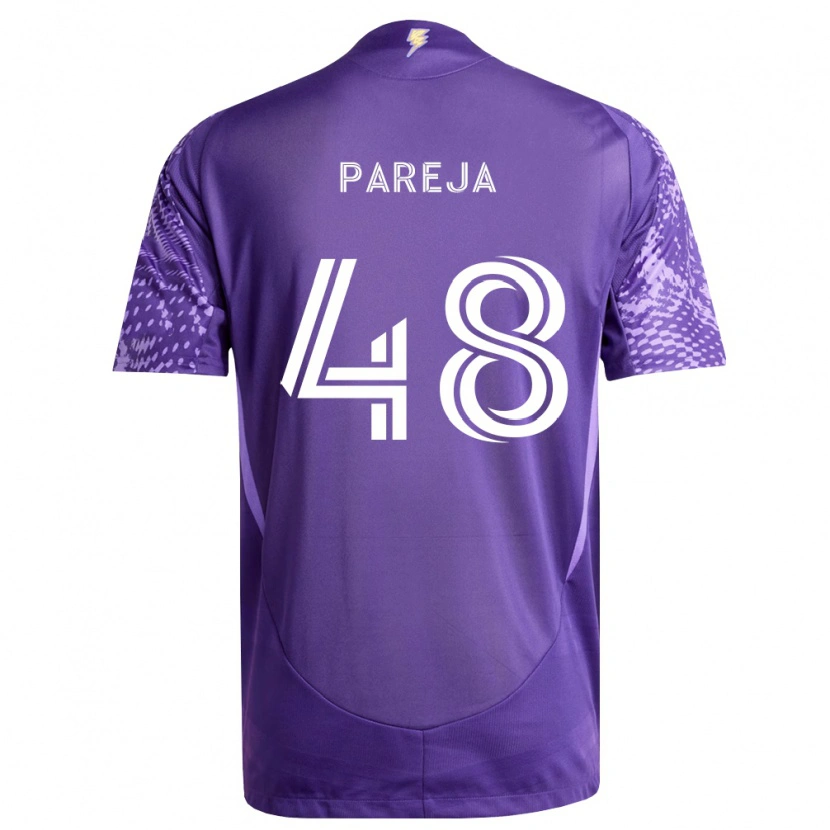 Danxen Femme Maillot Diego Pareja #48 Violet Blanc Tenues Domicile 2026/27 T-Shirt