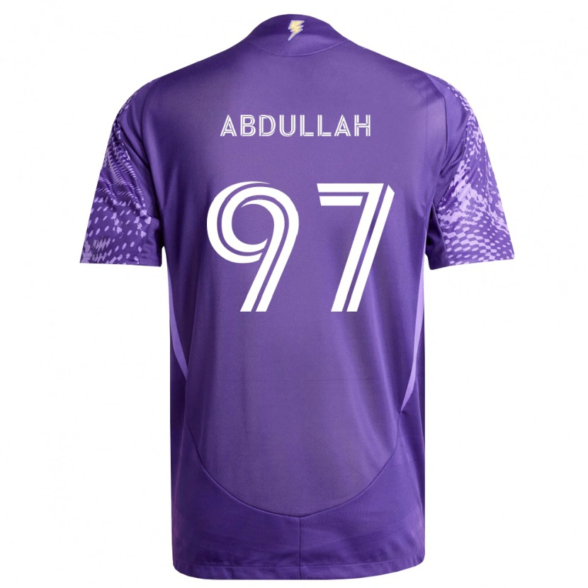 Danxen Femme Maillot Majed Abdullah #97 Violet Blanc Tenues Domicile 2026/27 T-Shirt