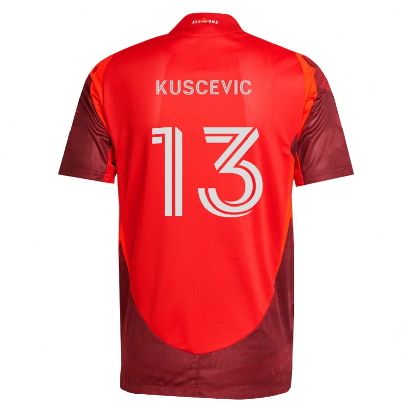 Danxen Femme Maillot Benjamín Kuscevic #13 Bourgogne Rouge Tenues Domicile 2026/27 T-Shirt