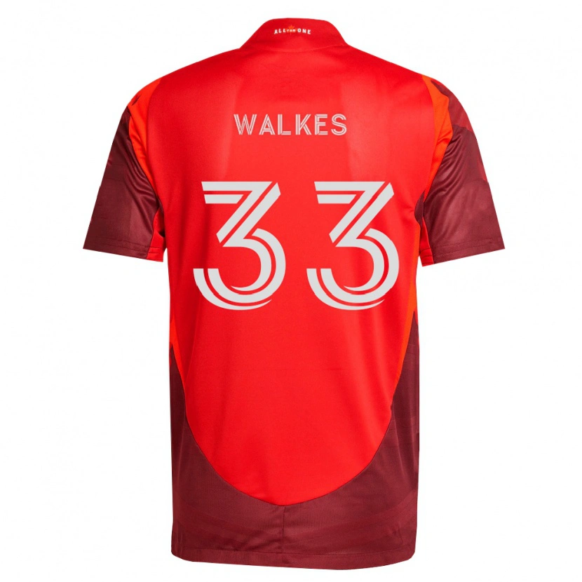 Danxen Femme Maillot Reshaun Walkes #33 Bourgogne Rouge Tenues Domicile 2026/27 T-Shirt