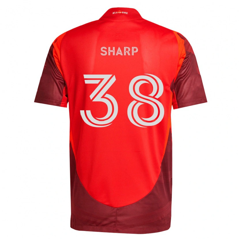 Danxen Femme Maillot Charlie Sharp #38 Bourgogne Rouge Tenues Domicile 2026/27 T-Shirt