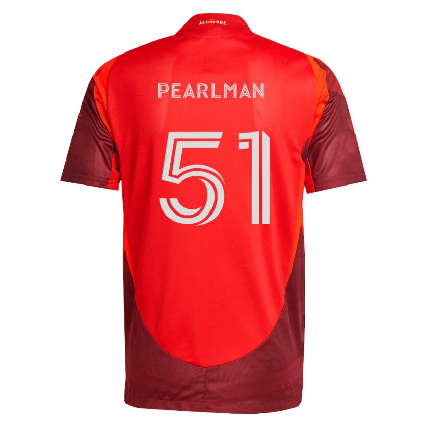 Danxen Femme Maillot Adam Pearlman #51 Bourgogne Rouge Tenues Domicile 2026/27 T-Shirt