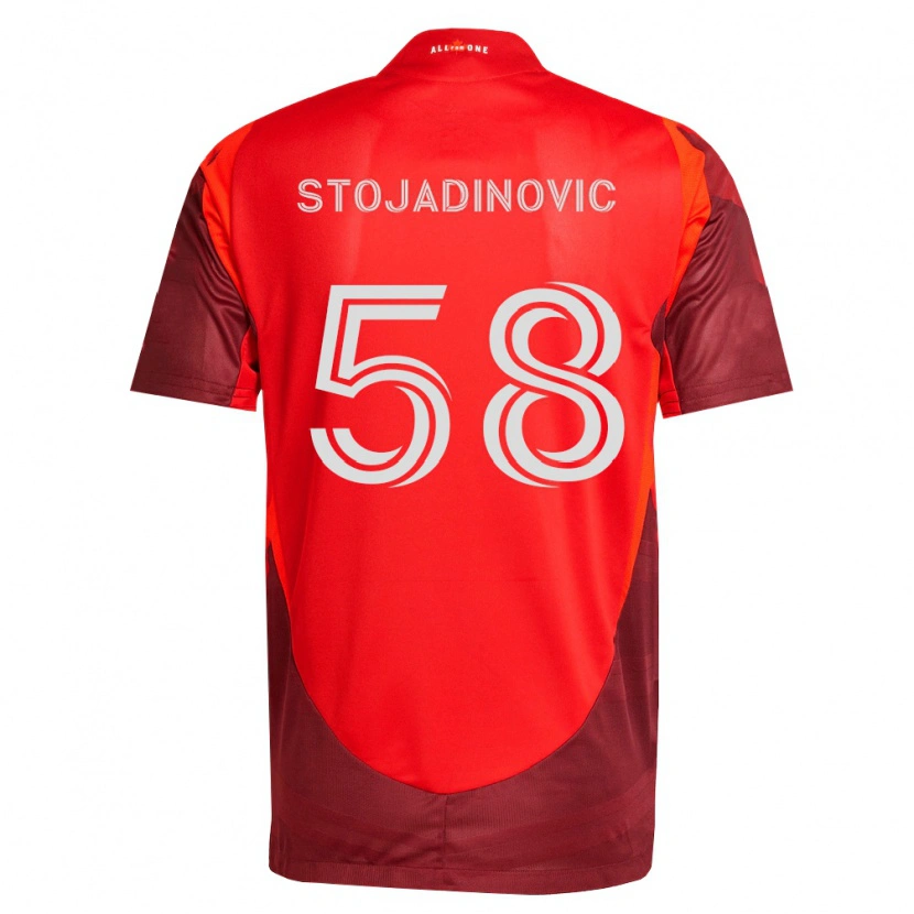 Danxen Femme Maillot Marko Stojadinovic #58 Bourgogne Rouge Tenues Domicile 2026/27 T-Shirt