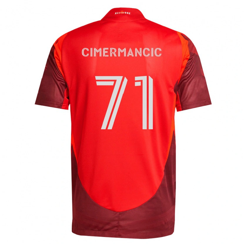 Danxen Femme Maillot Markus Cimermancic #71 Bourgogne Rouge Tenues Domicile 2026/27 T-Shirt