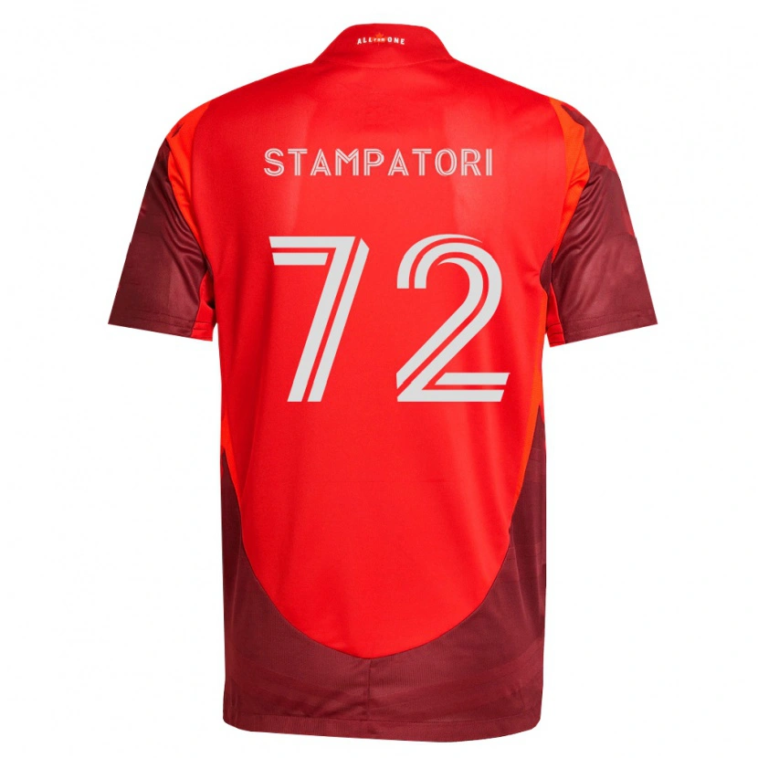 Danxen Femme Maillot Daniel Stampatori #72 Bourgogne Rouge Tenues Domicile 2026/27 T-Shirt