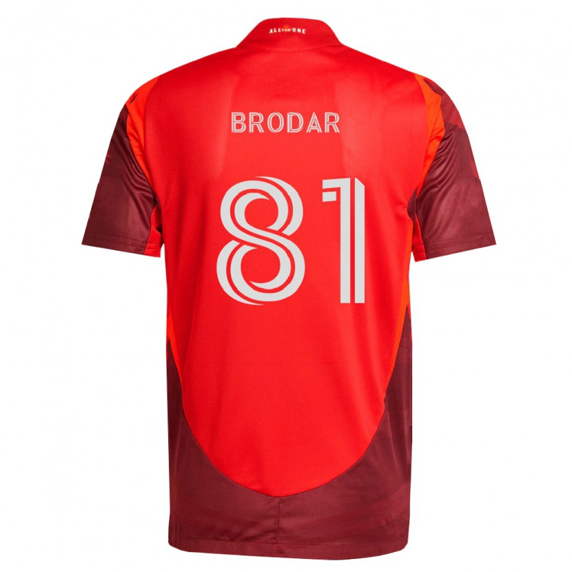 Danxen Femme Maillot Niko Brodar #81 Bourgogne Rouge Tenues Domicile 2026/27 T-Shirt