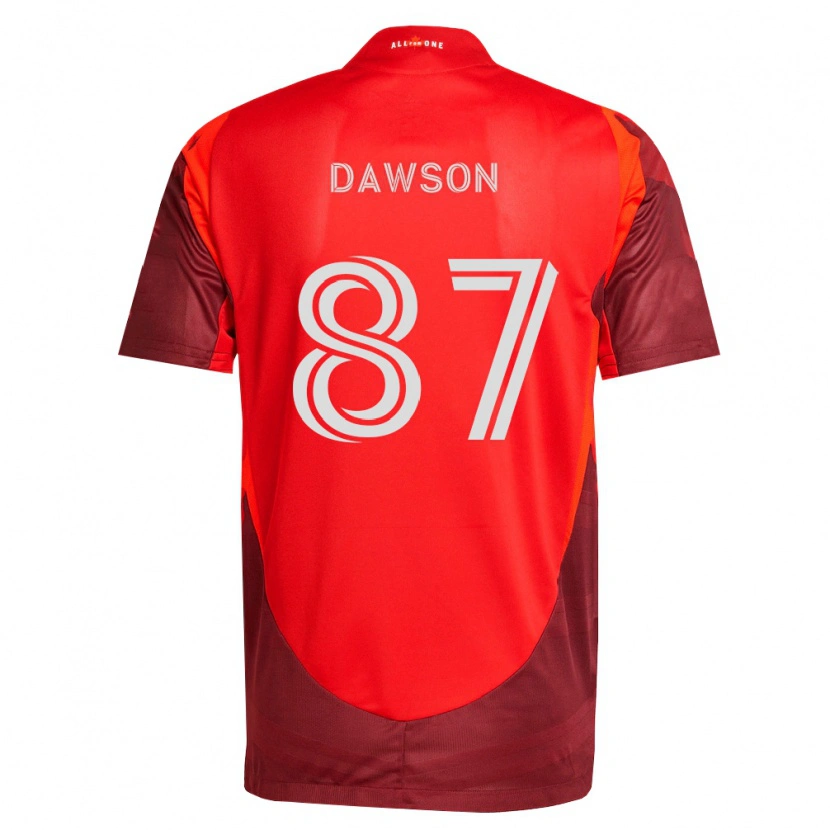 Danxen Femme Maillot Lucas Dawson #87 Bourgogne Rouge Tenues Domicile 2026/27 T-Shirt