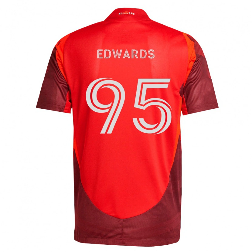 Danxen Femme Maillot Nathaniel Edwards #95 Bourgogne Rouge Tenues Domicile 2026/27 T-Shirt
