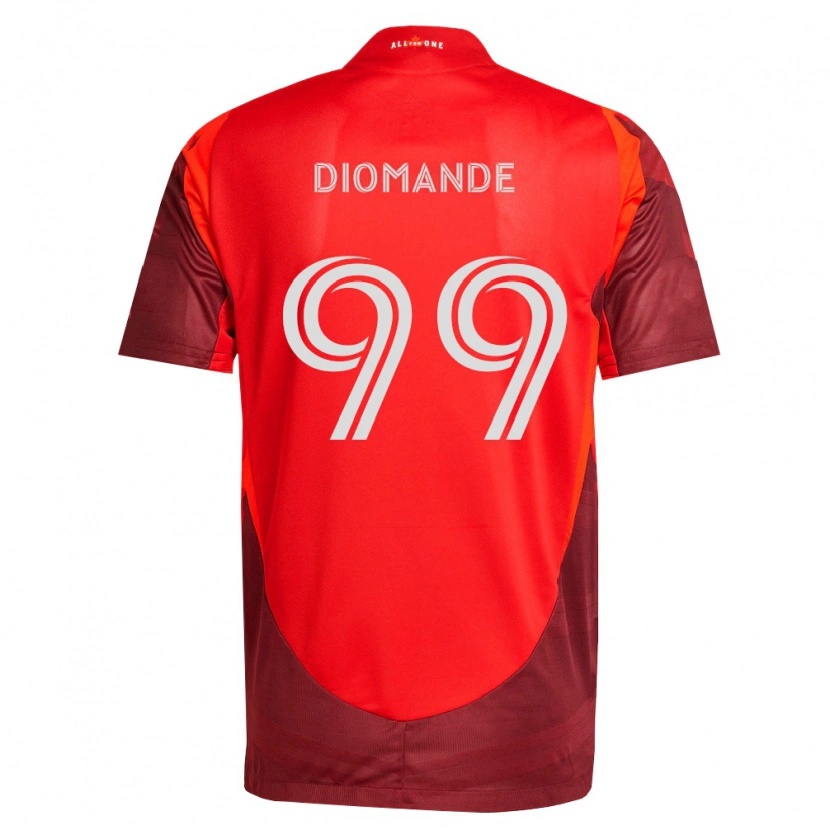 Danxen Femme Maillot Adama Diomande #99 Bourgogne Rouge Tenues Domicile 2026/27 T-Shirt