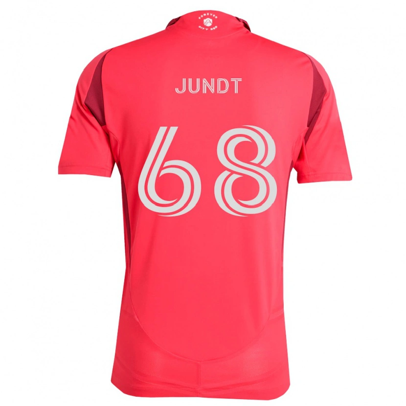 Danxen Femme Maillot Alexander Jundt #68 Magenta Blanc Tenues Domicile 2026/27 T-Shirt