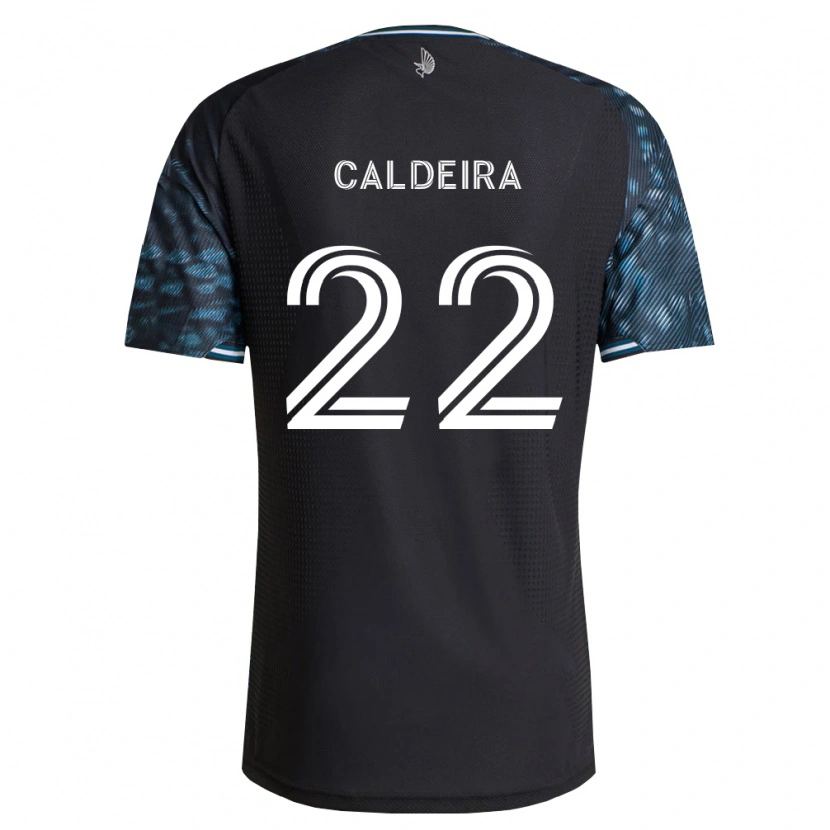 Danxen Femme Maillot Marcus Caldeira #22 Noir Blanc Tenues Domicile 2026/27 T-Shirt