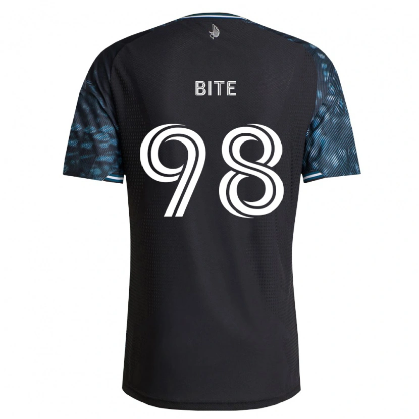 Danxen Femme Maillot Kristers Bite #98 Noir Blanc Tenues Domicile 2026/27 T-Shirt