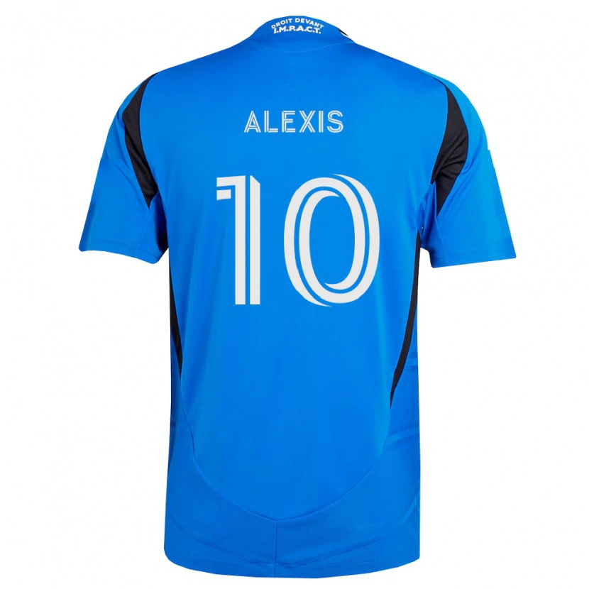 Danxen Femme Maillot Alexis Sánchez #10 Bleu Blanc Noir Tenues Domicile 2026/27 T-Shirt