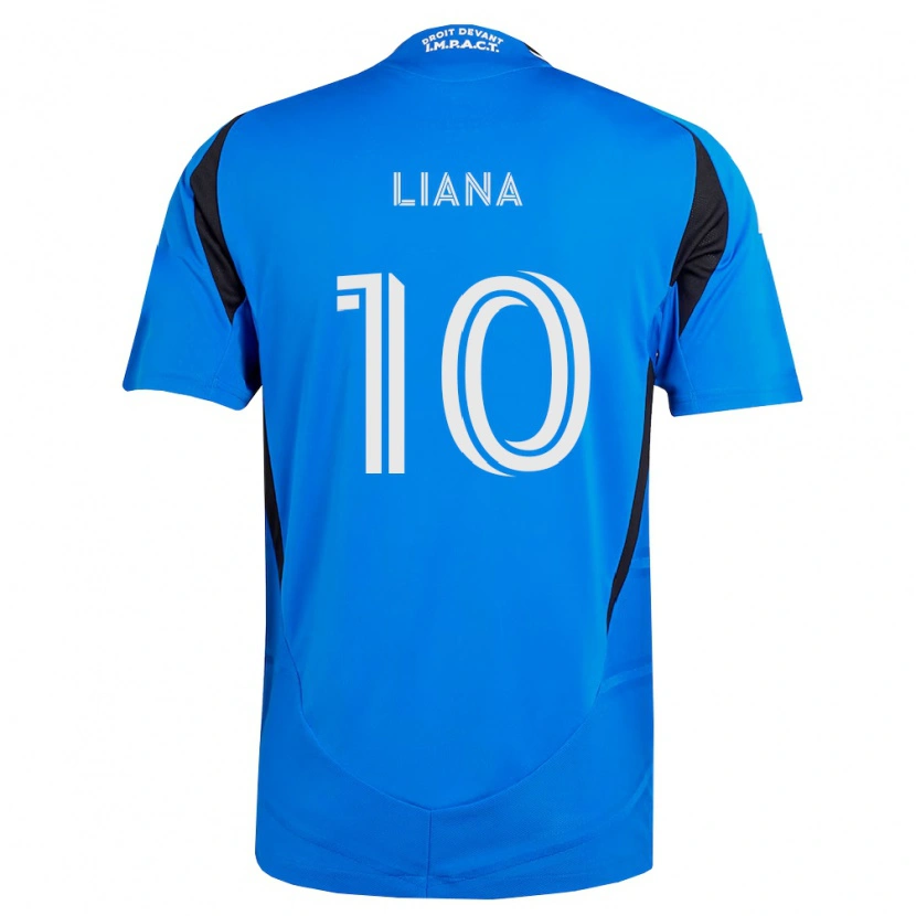 Danxen Femme Maillot Tarasco Liana #10 Bleu Blanc Noir Tenues Domicile 2026/27 T-Shirt