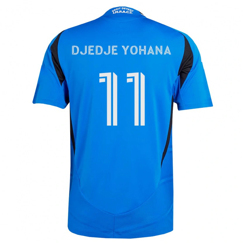Danxen Femme Maillot Kabie Djedje Yohana #11 Bleu Blanc Noir Tenues Domicile 2026/27 T-Shirt