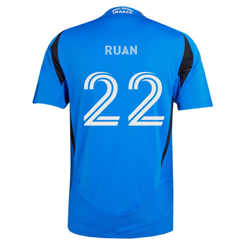 Danxen Femme Maillot Ruan #22 Bleu Blanc Noir Tenues Domicile 2026/27 T-Shirt