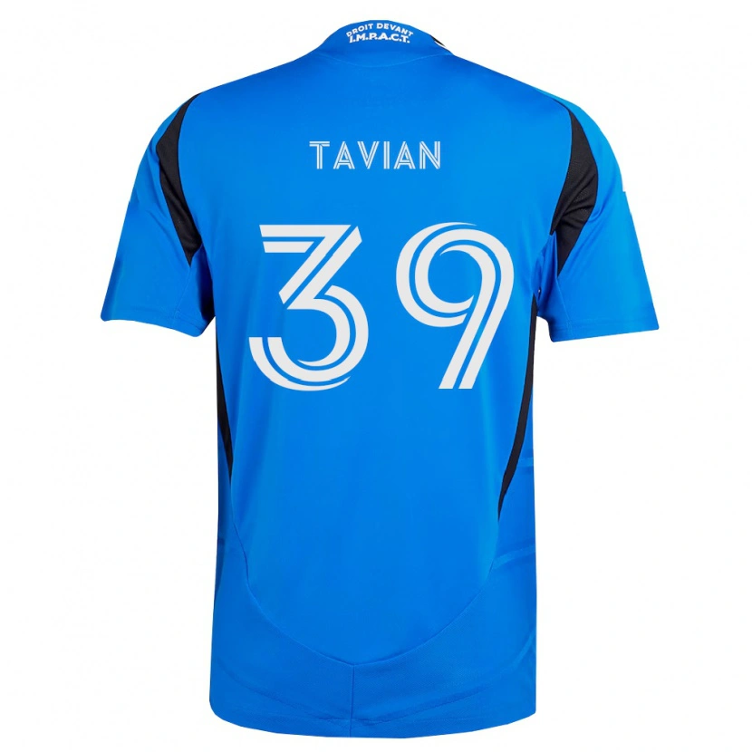 Danxen Femme Maillot Vandendort Tavian #39 Bleu Blanc Noir Tenues Domicile 2026/27 T-Shirt