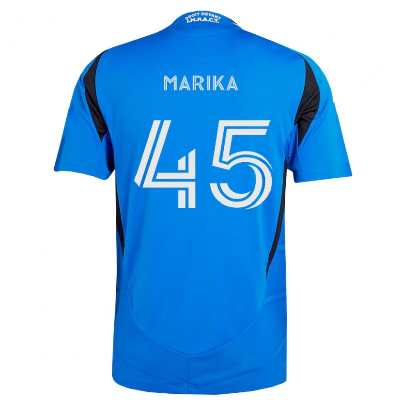 Danxen Femme Maillot Cregheur Marika #45 Bleu Blanc Noir Tenues Domicile 2026/27 T-Shirt