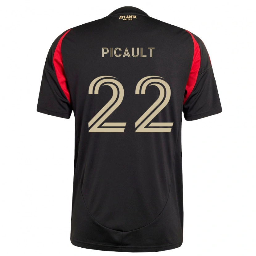 Danxen Femme Maillot Fafà Picault #22 Noir Rouge Tenues Domicile 2026/27 T-Shirt