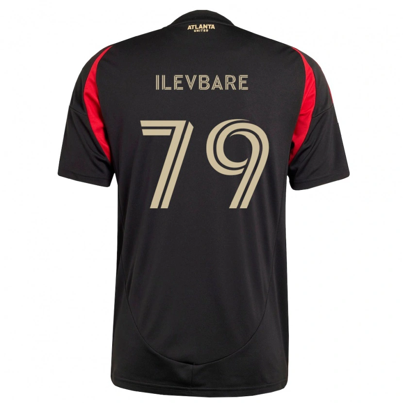 Danxen Femme Maillot David Ilevbare #79 Noir Rouge Tenues Domicile 2026/27 T-Shirt