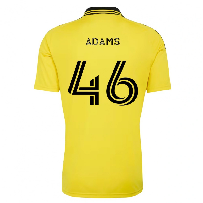 Danxen Femme Maillot Chase Adams #46 Jaune Noir Tenues Domicile 2026/27 T-Shirt